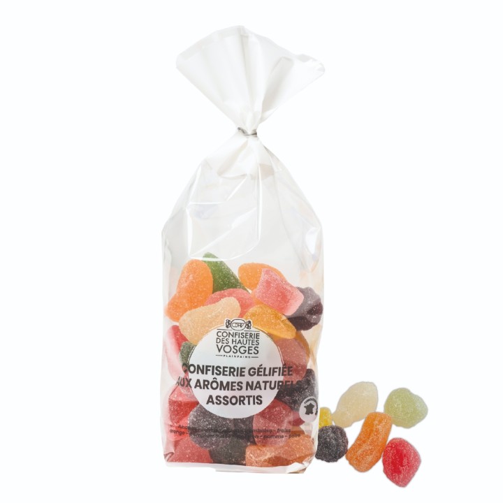Confiserie gélifiée aux arômes naturels assortis 350g CDHV