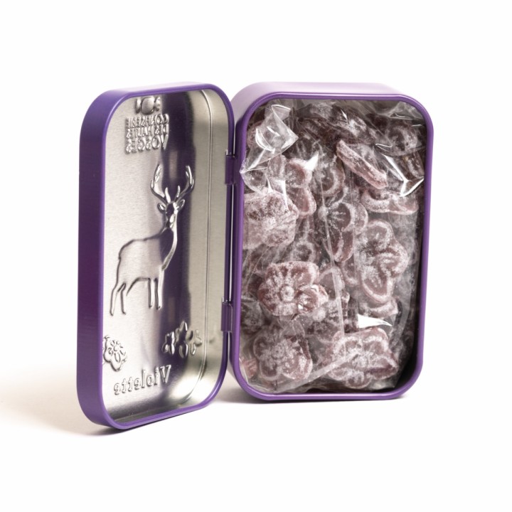 Boite de bonbons à la violette 70g CDHV