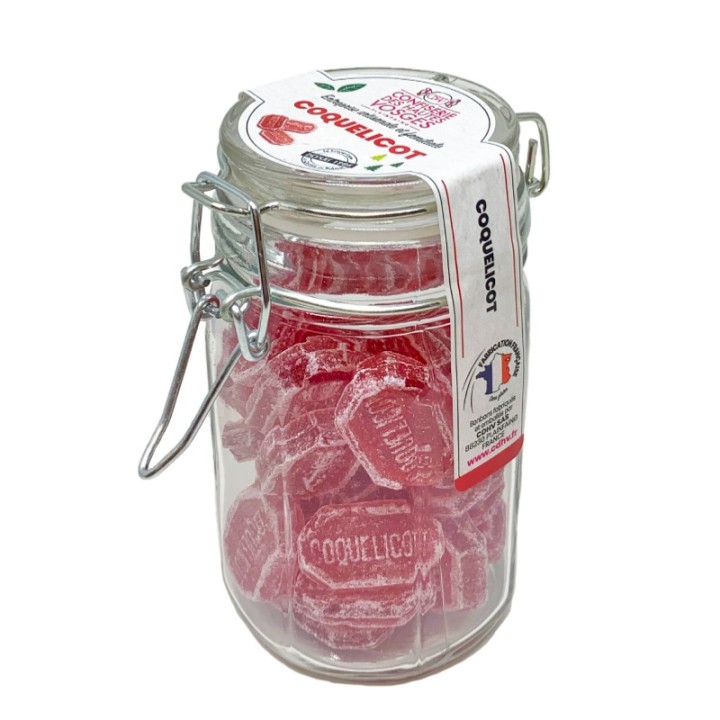 Bocal bonbon Coquelicots 135g CDHV