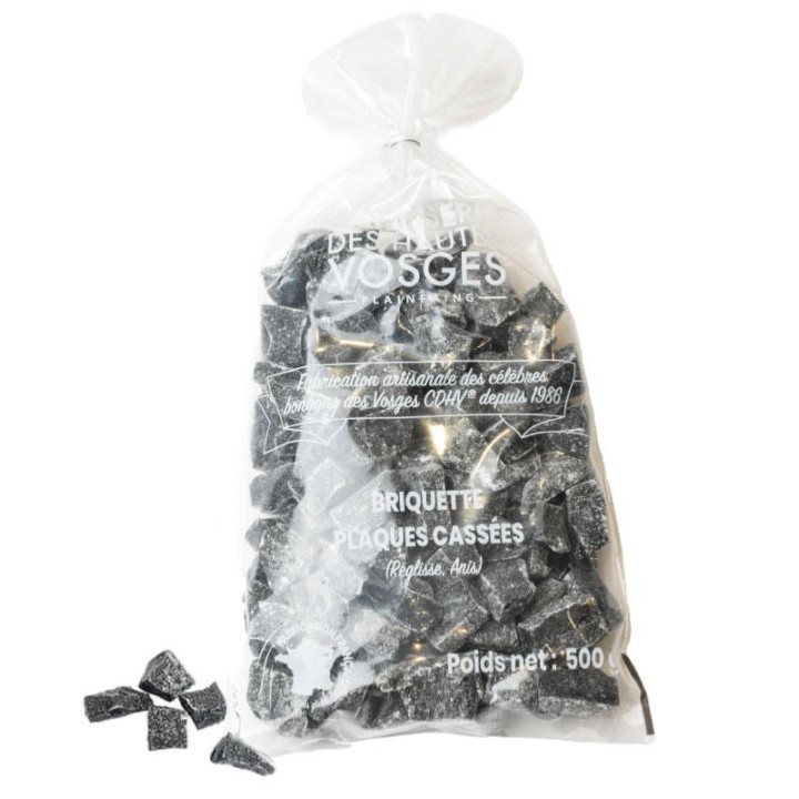 Briquette cassée à la main à l'ancienne Réglisse Anis - 500g