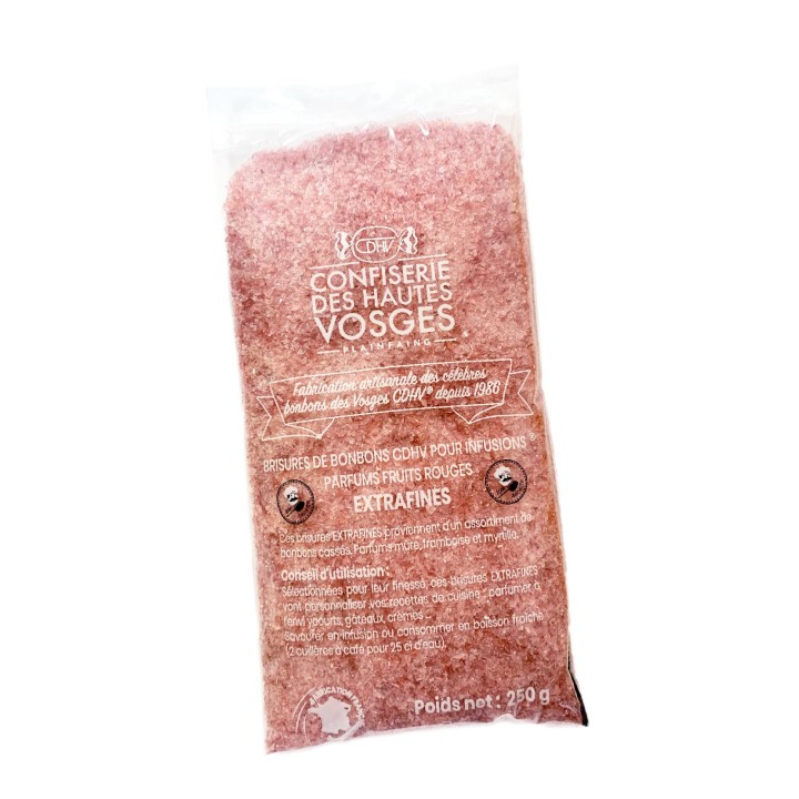 Extrafines Fruits Rouges - Brisures de bonbons 250g CDHV