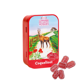 Boîte de bonbons au Coquelicot Bonbon des Vosges