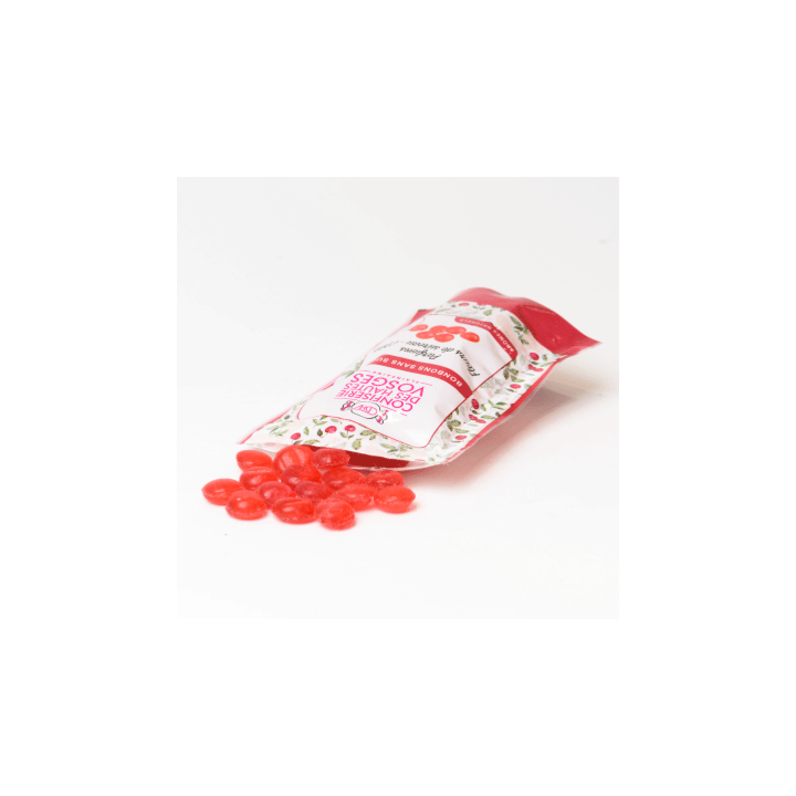 SANS SUCRES : Bonbons Fleurs de sureau - Cerise