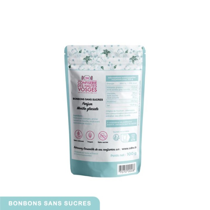 SANS SUCRES : Menthe Glaciale