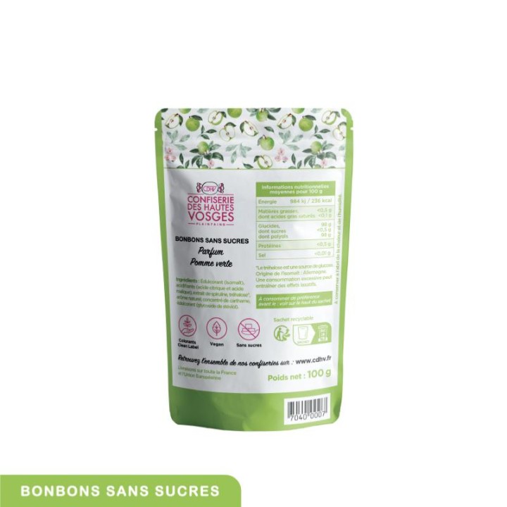 SANS SUCRES : Pomme verte