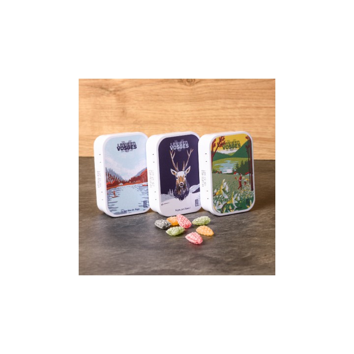 Boîte Je vois la Vie en Vosges- bonbon au Miel de fleurs CDHV