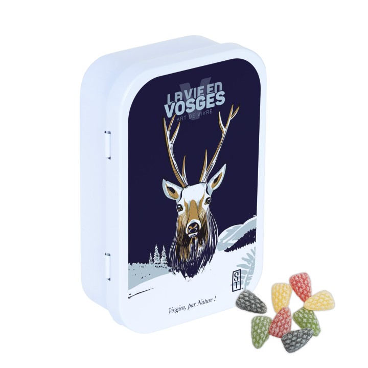 Boîte Je vois la Vie en Vosges-bonbon Résine des Vosges CDHV