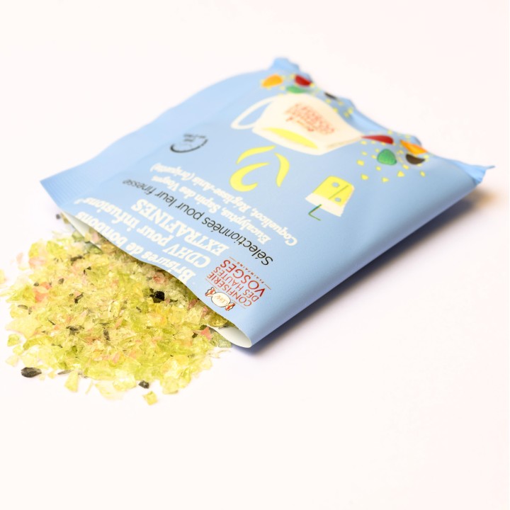 20 dosettes de brisures de bonbons CDHV pour infusions® - EXTRAFINE FORTES - 190 g
