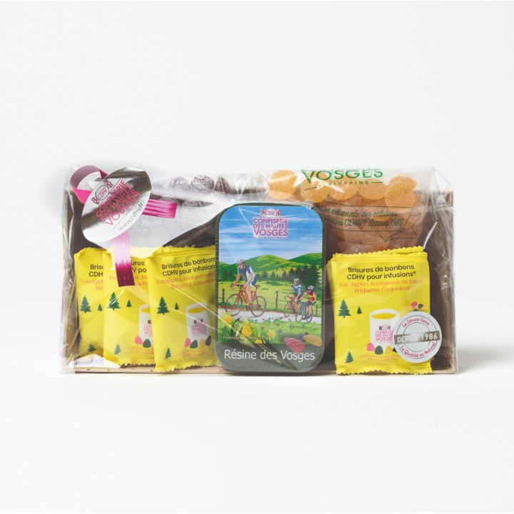Coffret éclats de saveurs garni de bonbons des Vosges - Confiserie - CDHV