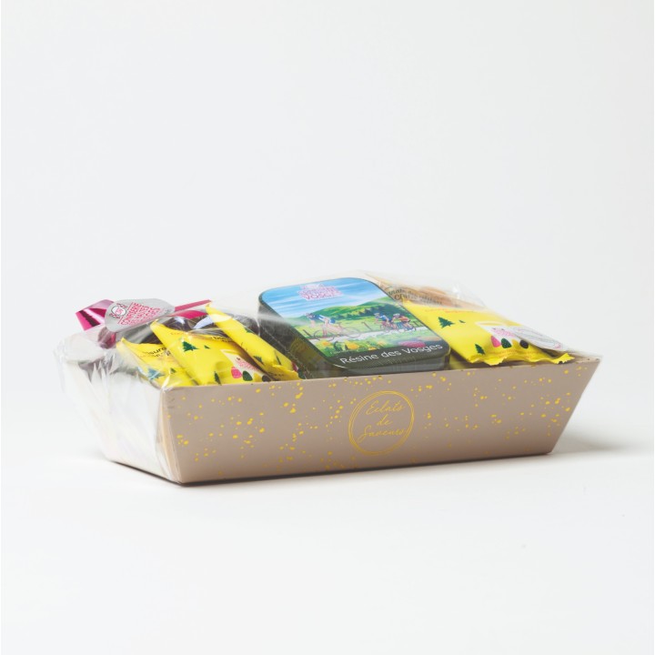 Coffret éclats de saveurs garni de bonbons des Vosges - Confiserie - CDHV