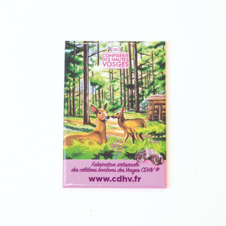 Magnet rose - violette Confiserie Des Hautes Vosges