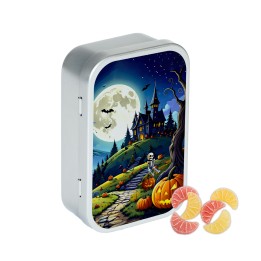 Boîte de bonbons "Halloween" - quartier de fruit 50g