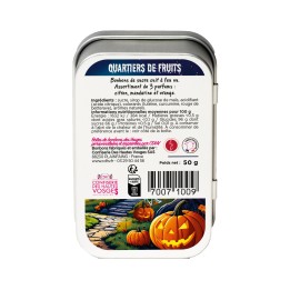 Boîte de bonbons "Halloween" - quartier de fruit 50g