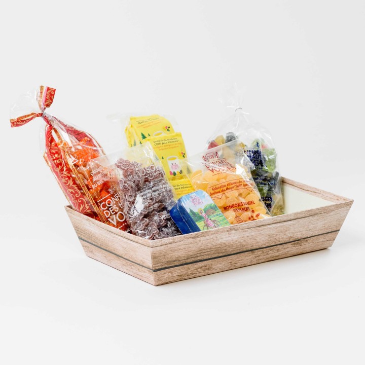 Coffret Trésor de l'Ourson garni de bonbon des Vosges - Confiserie - CDHV