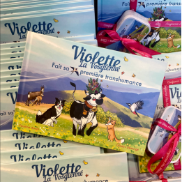 Livre illustré Violette la vosgienne