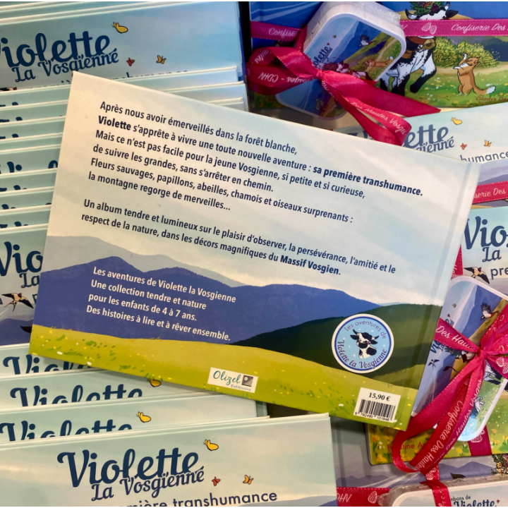 Livre illustré Violette la vosgienne