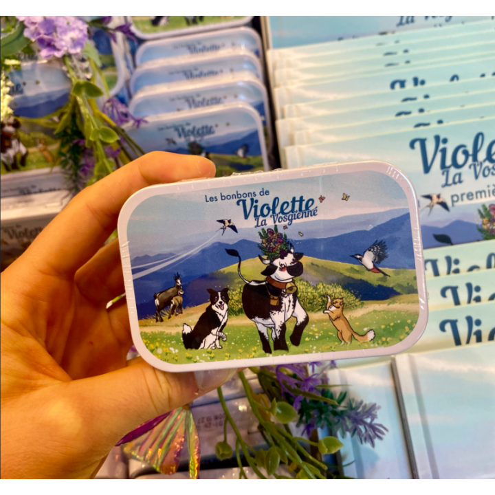 Boîte Violette la vosgienne - parfum Violette