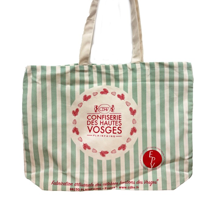 Sac tissu inédit "EPV" vert