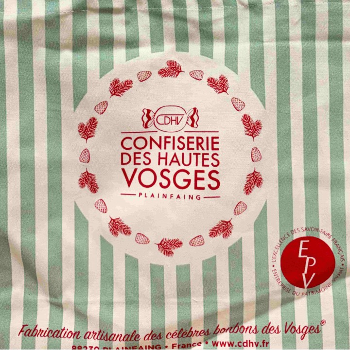 Sac tissu inédit "EPV" vert