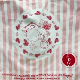 Sac tissu inédit "EPV" rose