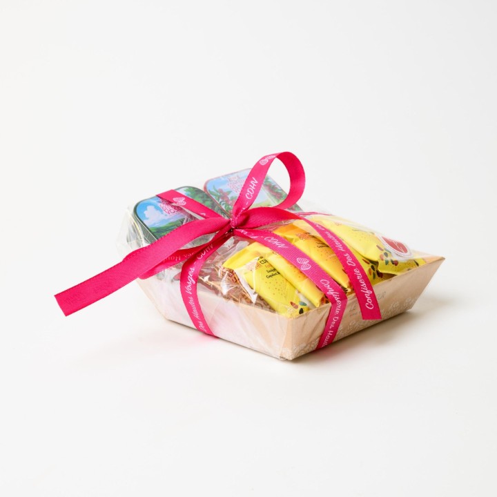 Coffret "Petits Bonheurs" garni des célèbres bonbons des Vosges