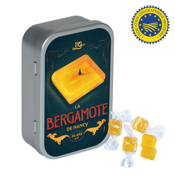 Boîte de bonbons inédite "30 ans Bergamote IGP"
