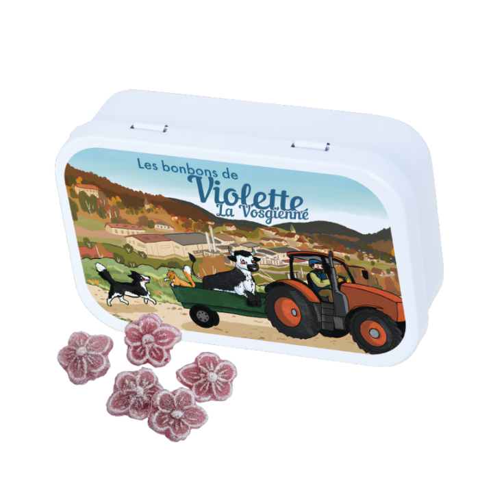 Boîte Violette la vosgienne - parfum Violette