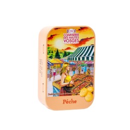 Boîte de bonbons pêche 70g CDHV