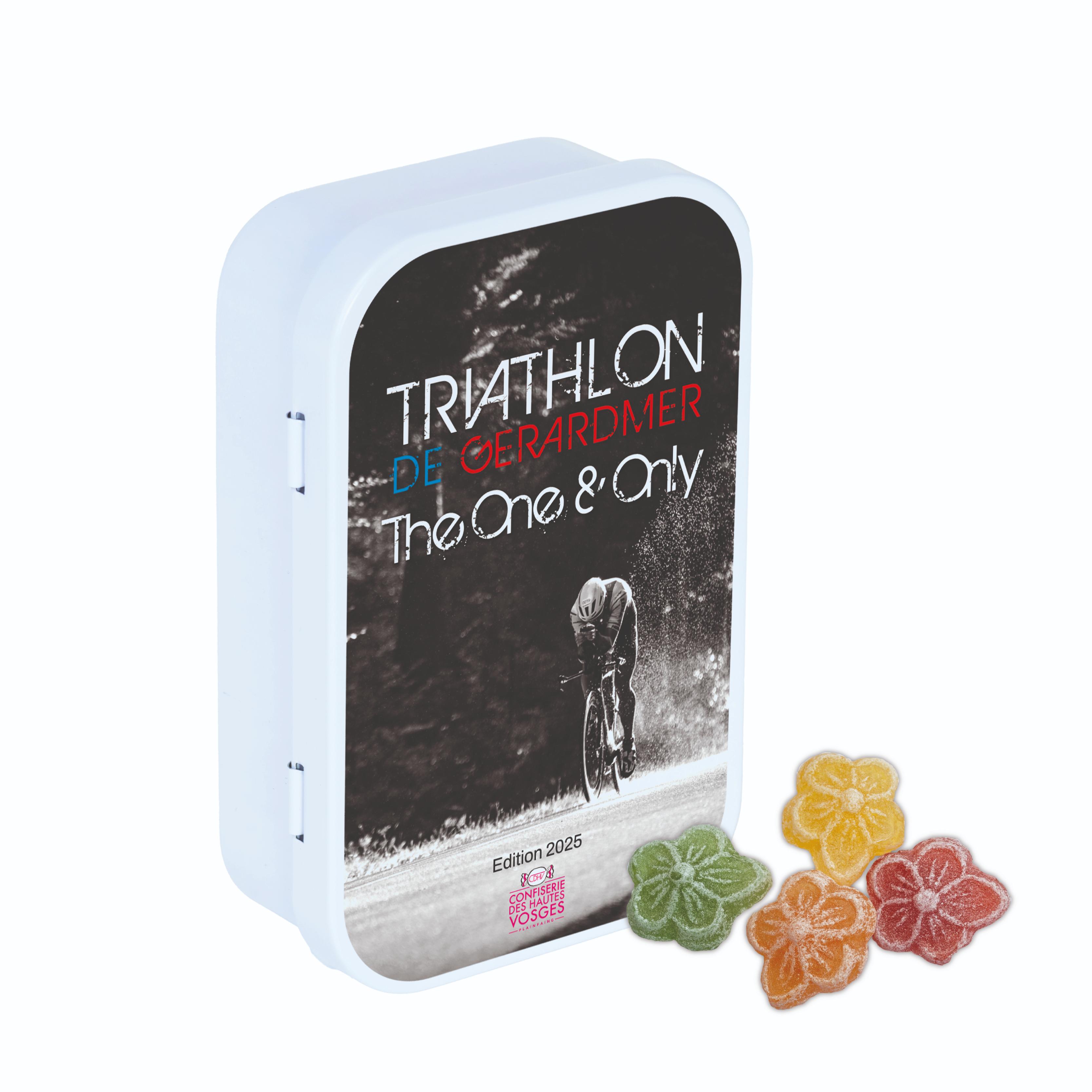 Boîte Triathlon Gérardmer - 4 Fleurs - 50 g 