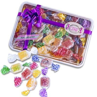 Coffret transparent 6 sortes 250 g