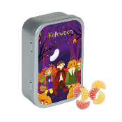 Boîte de bonbons "Halloween" - quartiers de fruits 50g 
