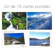 Lot de 16 cartes postales