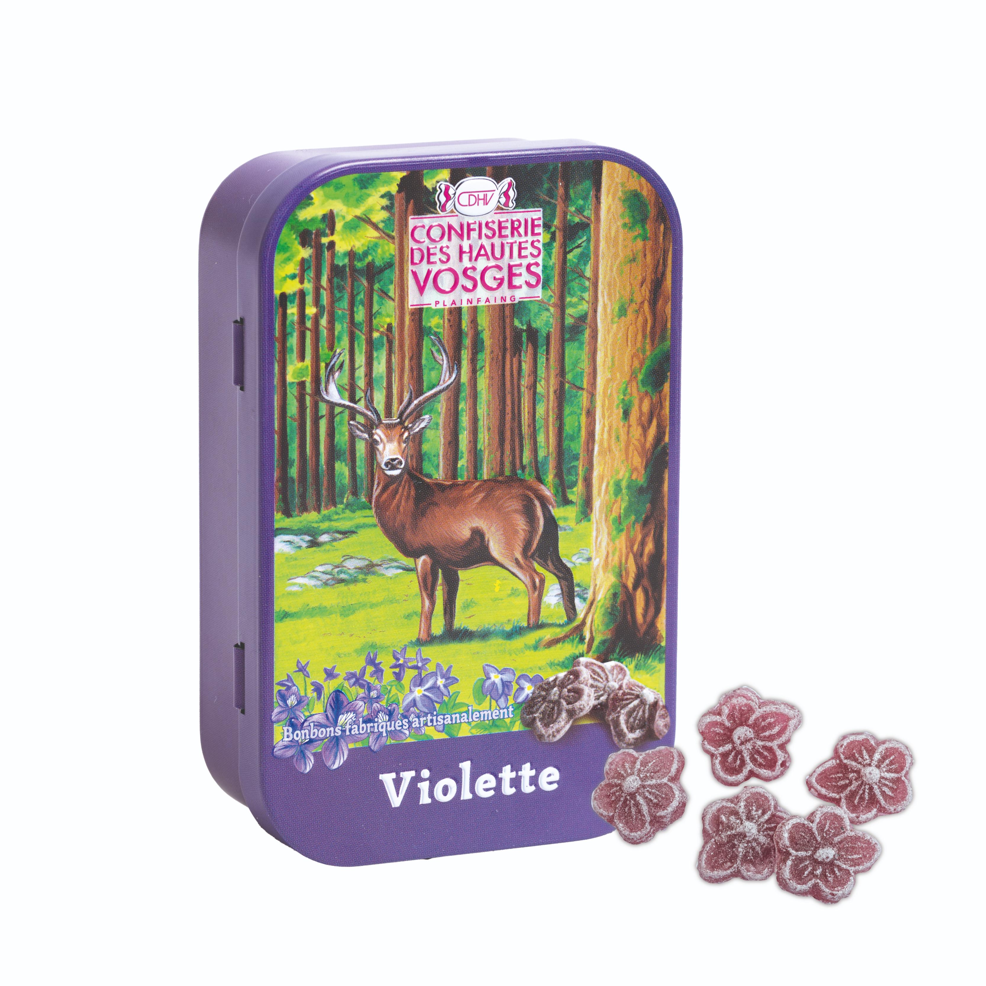 Boîte bonbon Violette 70 g