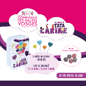 Boîte de bonbons "La bande à tata Carine"