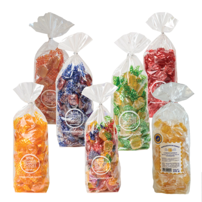 Les bonbons emball�s en papillotes