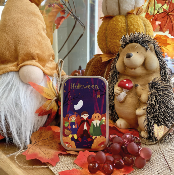 Boîte de bonbons "Halloween" - quartiers de fruits 50g 