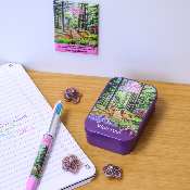 Pack "Violette" - boîte de bonbons + magnet + stylo 