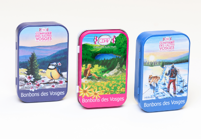 Boîte personnalisée étiquette - 70 g bonbons