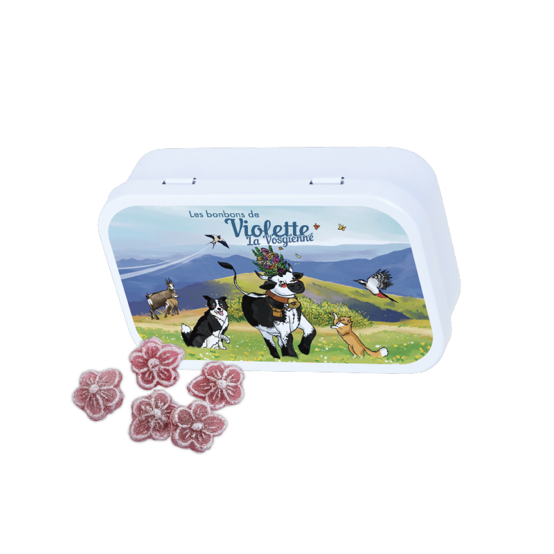 Bo�te Violette la vosgienne - parfum Violette