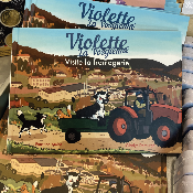Livre Violette la Vosgienne visite la fromagerie