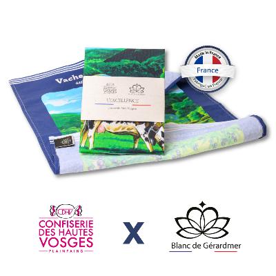 Essuie main Blanc de Gérardmer x CDHV 