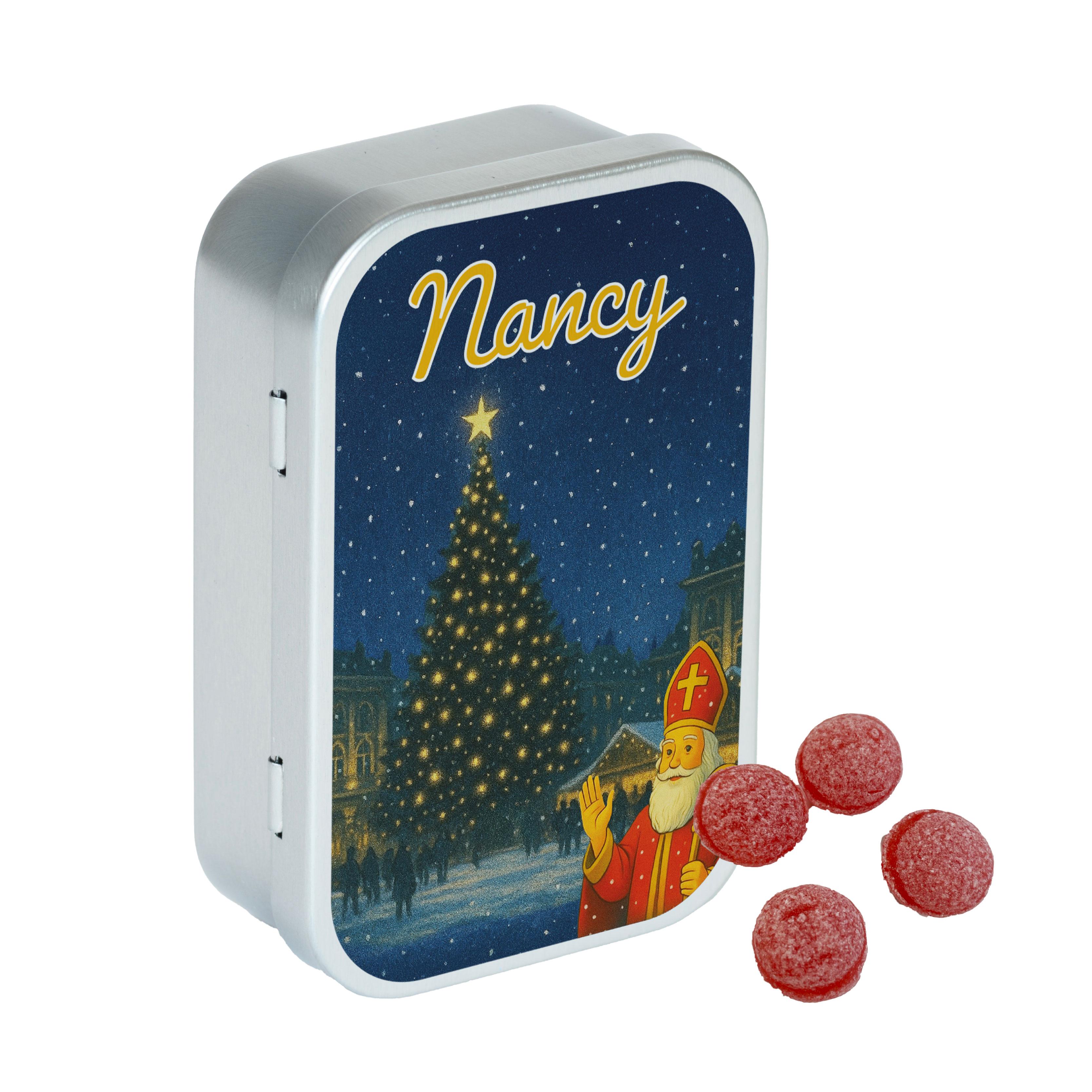 Bote indite March de Nol Nancy - bonbon cerise 50g