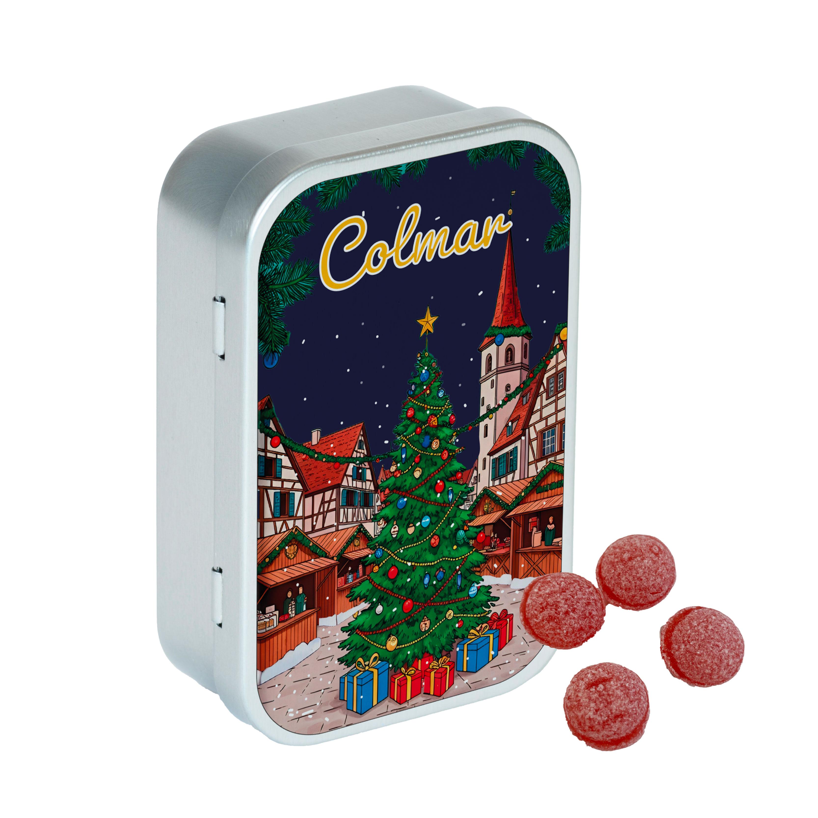 Bote indite March de Nol Colmar - bonbon cerise 50g
