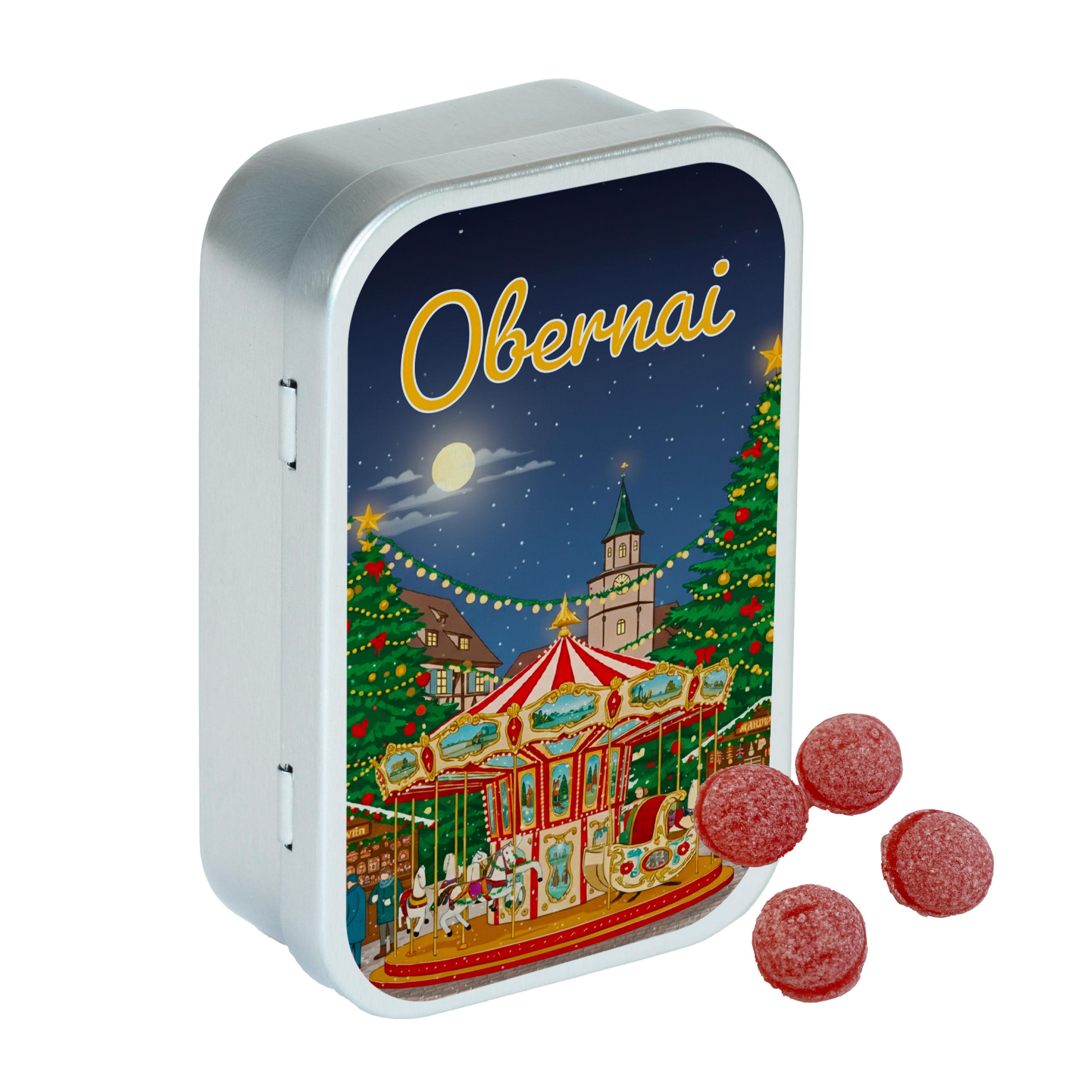 Bote indite March de Nol Obernai - bonbon cerise 50g