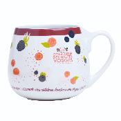 Coffret dégustation mug + dosettes de brisures de bonbons - rouge