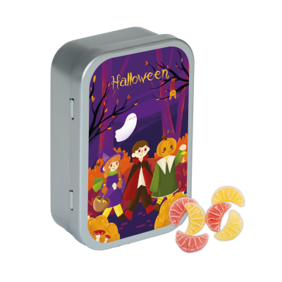 Boîte de bonbons "Halloween" - quartiers de fruits 50g 