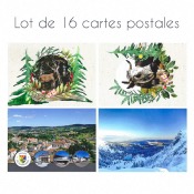 Lot de 16 cartes postales