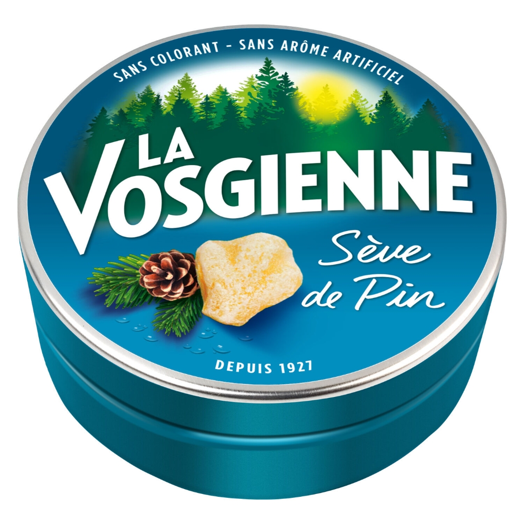 Boîte de bonbons La Vosgienne à la sève de pin