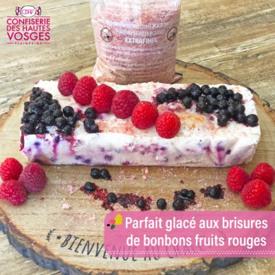 #13 Parfait glacé aux brisures de bonbons fruits rouges