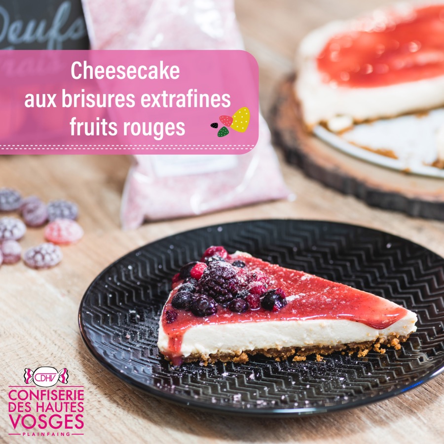 #2 Cheesecake aux brisures extrafines fruits rouges
